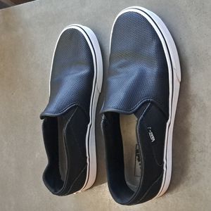 Vans Slip-on Core Classics sneakers Color: Black with white trim Size: 10 US